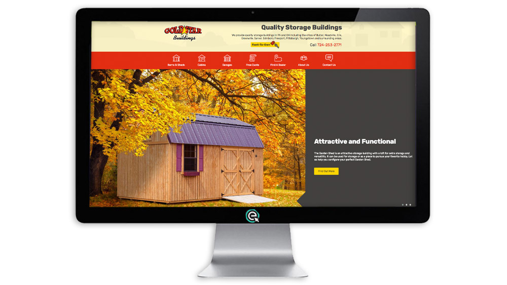 Shed Website Design OHIO