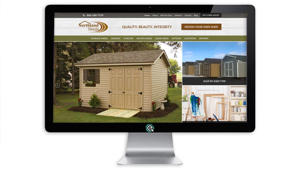 Website for Cabin Home Builder